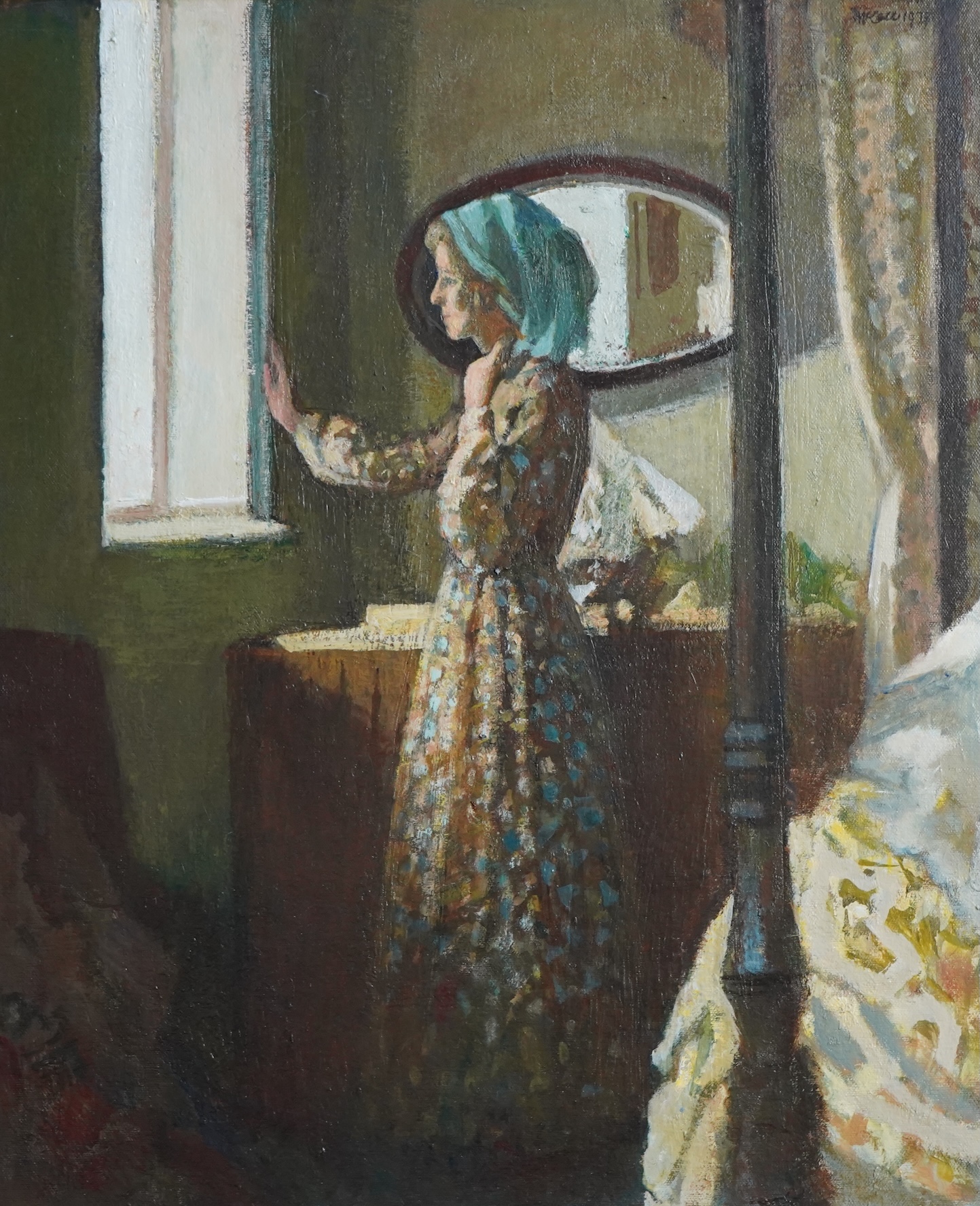 Charles James McCall, 1907-1989, 'Janet at the Window'
